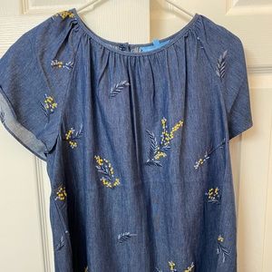 Draper James chambray top